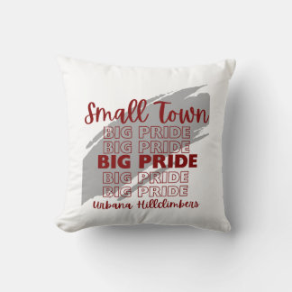 Cojín Decorativo Pequeño pueblo Gran Orgullo Urbana Hillclimber Pil