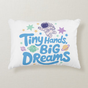 Cojín Decorativo Pequeño Soñador Ánimo para Niños en Crecimiento
