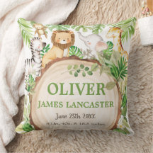 Pequeños animales de la jungla Safari Greenery Boy