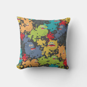 Cojín Decorativo Pequeños monstruos graciosos
