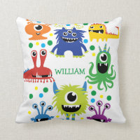 Pequeños monstruos personalizados cubren guardería