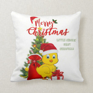Cojín Decorativo Pequeños Navidades de pollo