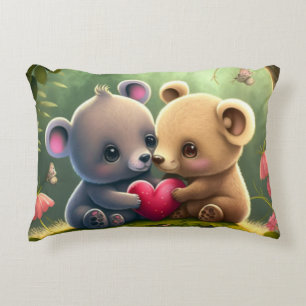 Cojín Decorativo Pequeños osos osos personalizados