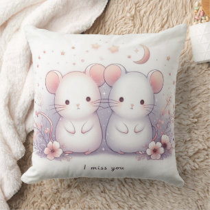 Cojín Decorativo Pequeños ratones de amor 3