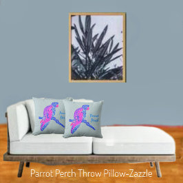 Cojín Decorativo Perca de loro