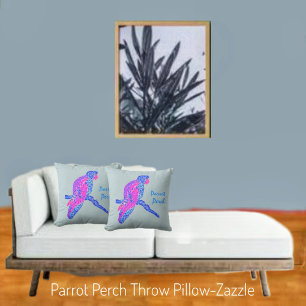 Cojín Decorativo Perca de loro