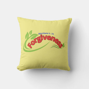 Cojín Decorativo Perdón ( Mateo 6:14) Pillow
