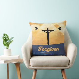 Cojín Decorativo "Perdonado" Luke 7:48 Art Pillow