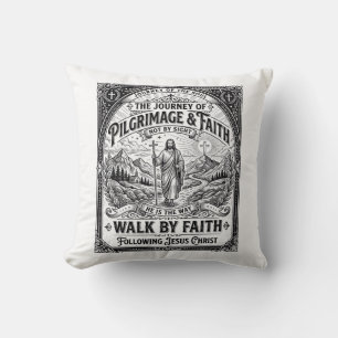 Cojín Decorativo Peregrinación de Jesús Camino Santo Viaje
