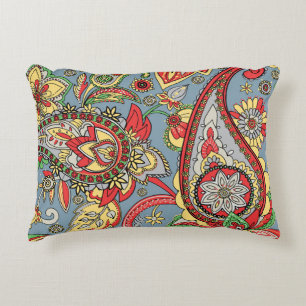 Cojín Decorativo Perfección Paisley: Patrón de cosecha oriental