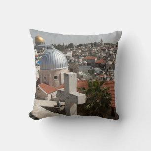 Cojín Decorativo Perfil de la antigua Jerusalén