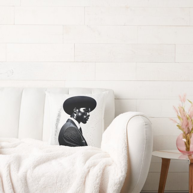 Cojín Decorativo Perfil de moda (Sofá)