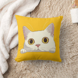 Cojín Decorativo Perforación de gato suave regalo adorable para los