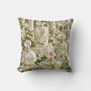 Cojín Decorativo Perfume Botánico de Menta Jardín de Mármol