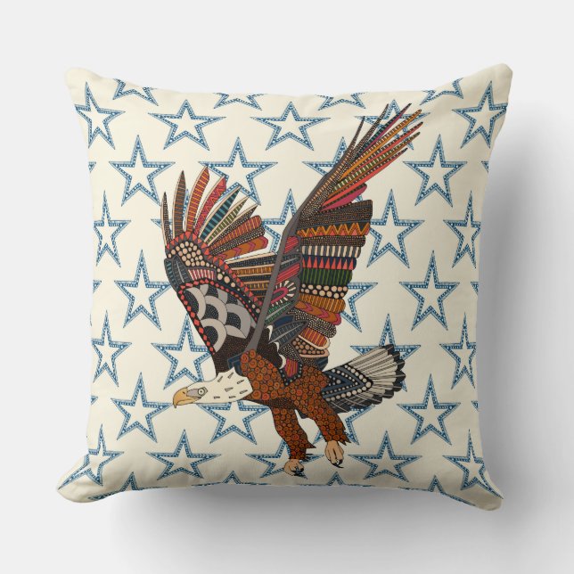 Cojín Decorativo Perla águila de Estados Unidos (Anverso)