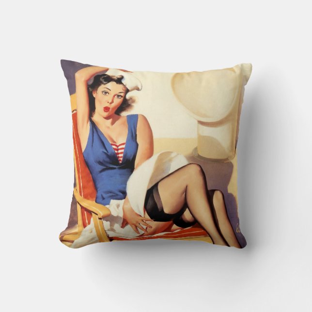 Cojín Decorativo Perno de la navegación para arriba (Anverso)