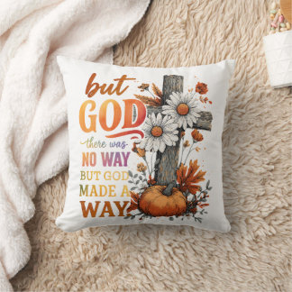 Cojín Decorativo Pero Dios hizo un camino