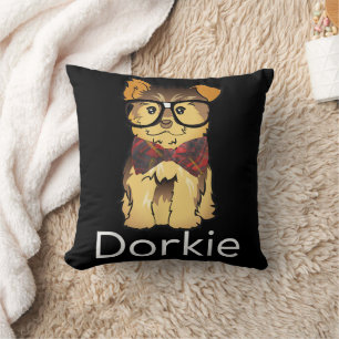 Cojín Decorativo Perrito Divertido Dorky Yorkie Dorkie