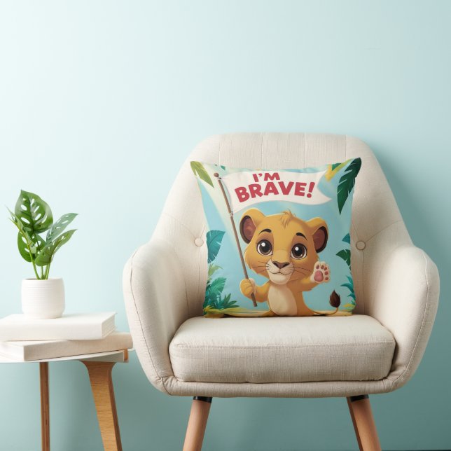Cojín Decorativo Perrito Valiente con una Venda (Silla)