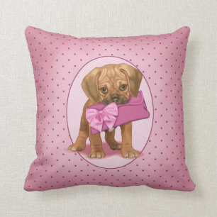 Cojín Decorativo Perrito y embrague de Puggle