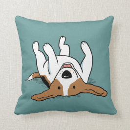 Cojín Decorativo Perro animal amante de caricatura "Beagle cute Hap