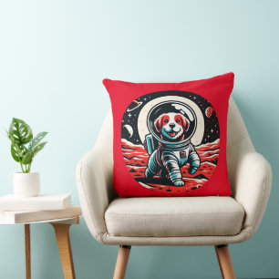Cojín Decorativo Perro astronauta - Aventura espacial cósmica canin