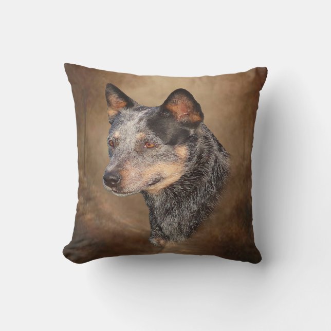 Cojín Decorativo Perro australiano del ganado (Anverso)