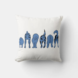 Cojín Decorativo Perro Azul