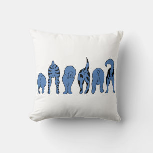 Cojín Decorativo Perro Azul
