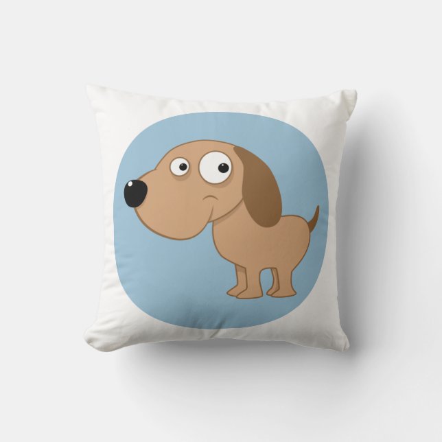 Cojín Decorativo Perro bebé lindo (Anverso)