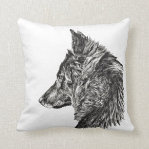 Cojín Decorativo perro belga del groenendael