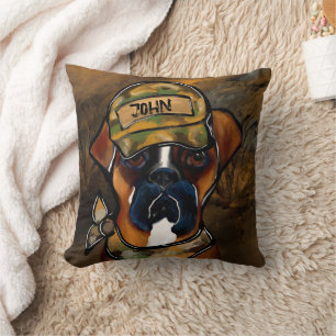 Cojín Decorativo Perro Boxer