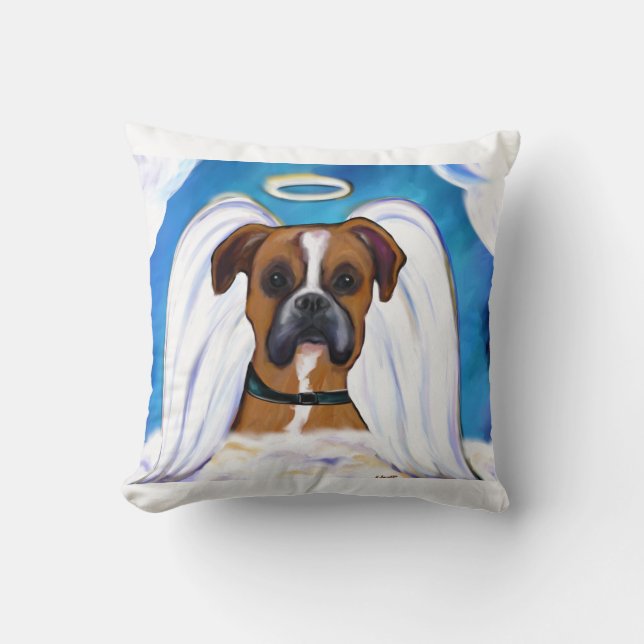 COJÍN DECORATIVO PERRO BOXER (Anverso)