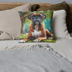 Cojín Decorativo Perro Boxer🐾Culos que se Menean y Colas que se Mu