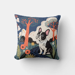 Cojín Decorativo Perro bulldog francés moderno