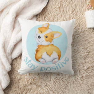 Cojín Decorativo Perro cachorro de Corgi Cute
