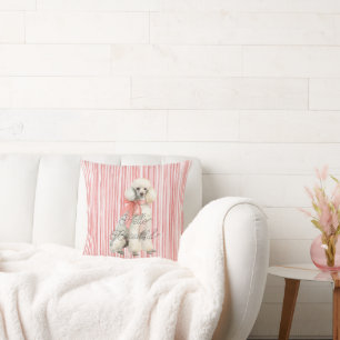 Cojín Decorativo Perro Caniche Blanco Hola Hermosa