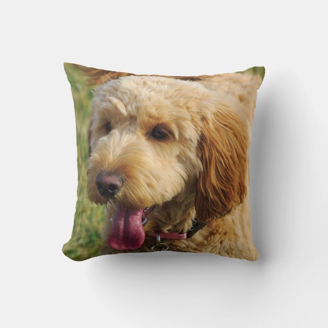 Cojín Decorativo Perro cocido (Anverso)