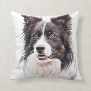 Cojín Decorativo perro collie fronterizo