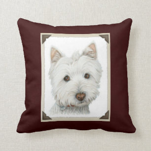 Cojín Decorativo Perro cutáneo Westie MoJo Pillow