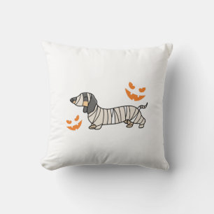 Cojín Decorativo Perro Dachshund Halloween Caramelo de Maíz Luna Ll