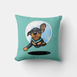 Cojín Decorativo Perro Dachshund Volador