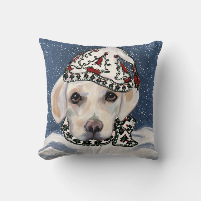 Cojín Decorativo perro de aguas de labrador    (Anverso)