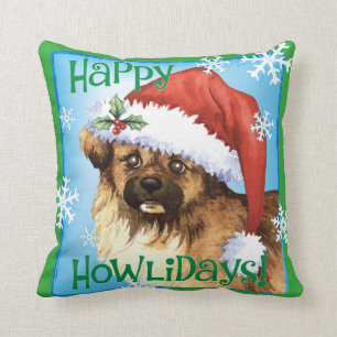 Cojín Decorativo Perro de aguas feliz del tibetano de Howlidays