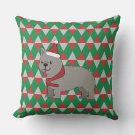 Cojín Decorativo Perro de diamantes de vacaciones