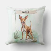 Perro de faraón Acuarela Personalizado