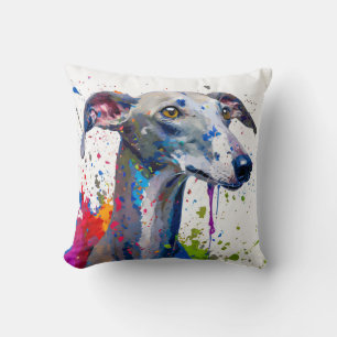 Cojín Decorativo Perro de Greyhound
