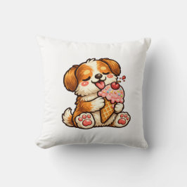 Cojín Decorativo Perro de helado genial