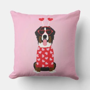 Cojín Decorativo Perro de montaña Valentine Bernese