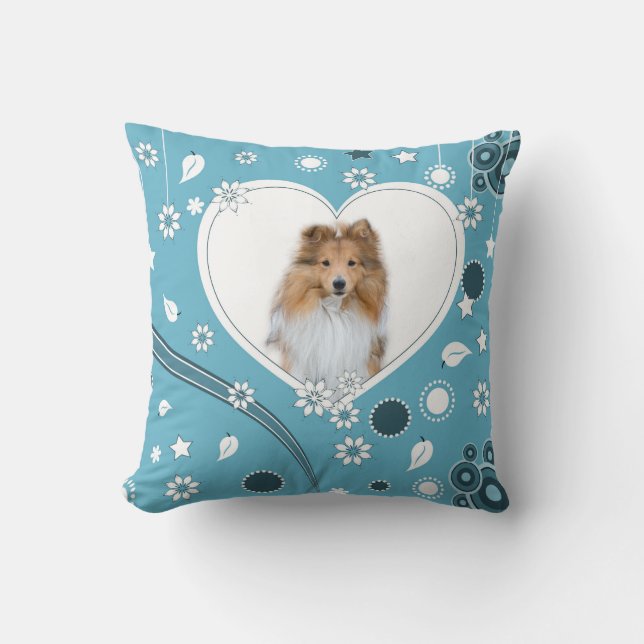 Cojín Decorativo Perro de perro de oveja Cute Sheltie Shetland